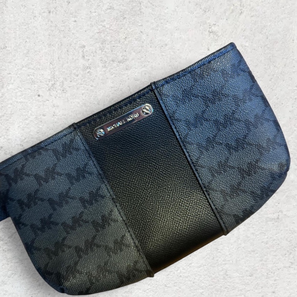 Michael Kors Black and Navy Clutch